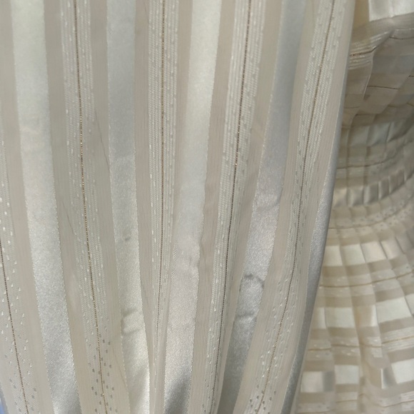 Vintage 80’s Romantic Sheer Cream Blouse with peplum waist and sexy back buttons - Picture 11 of 11